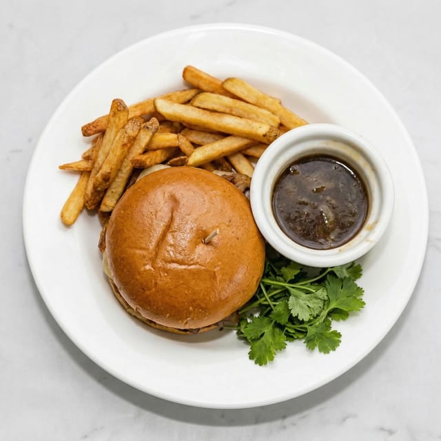 French Onion Burger.