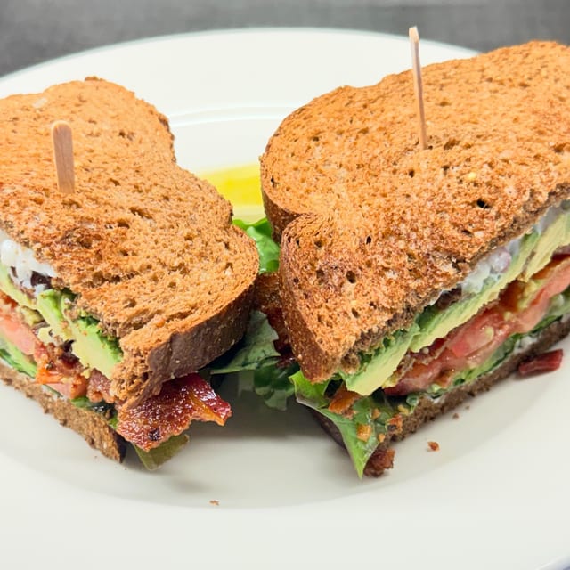 BLT & Avocado Sandwich.