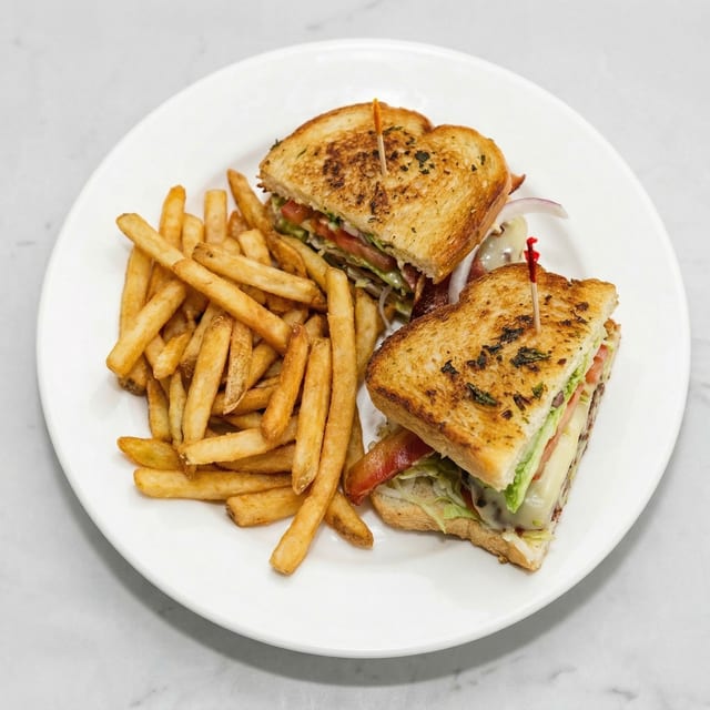 French Quarter Burger.