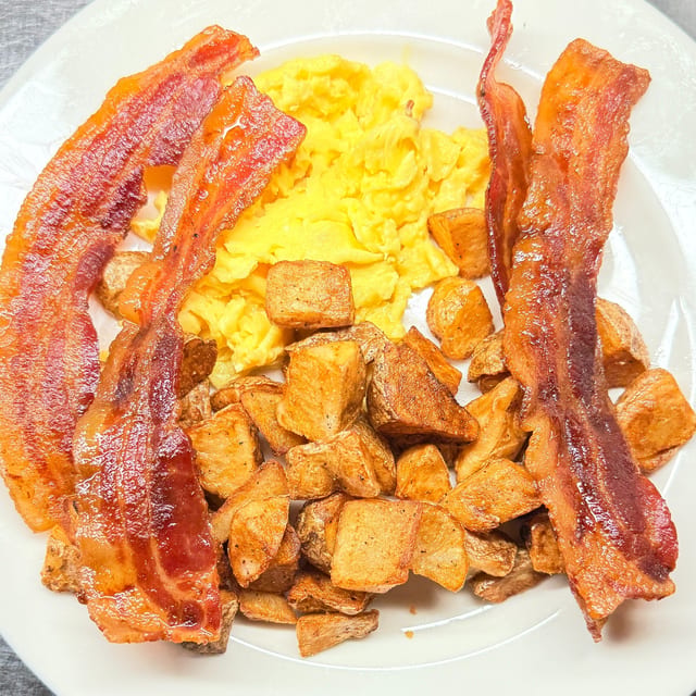 Smoked Bacon & Eggs.