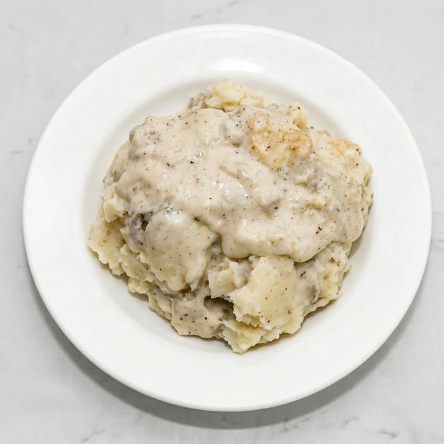 Red Skinned Mashed Potatoes.