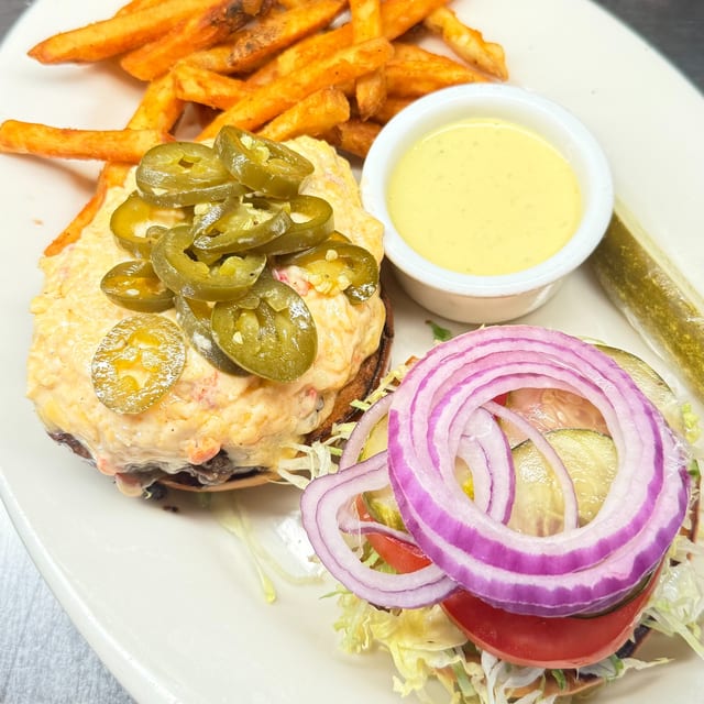 Pimento Cheese Burger.