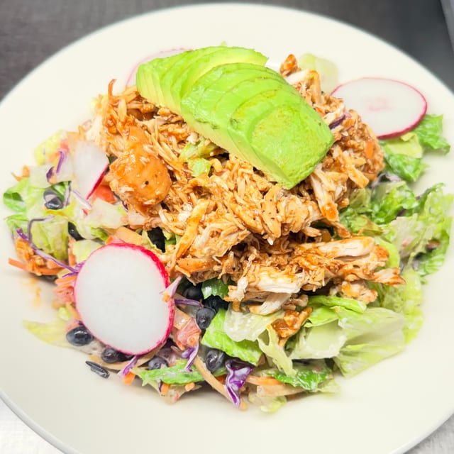 BBQ Pulled Chicken Salad.