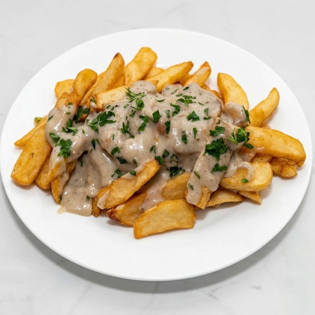 Garlic Steak-Cut Fries.